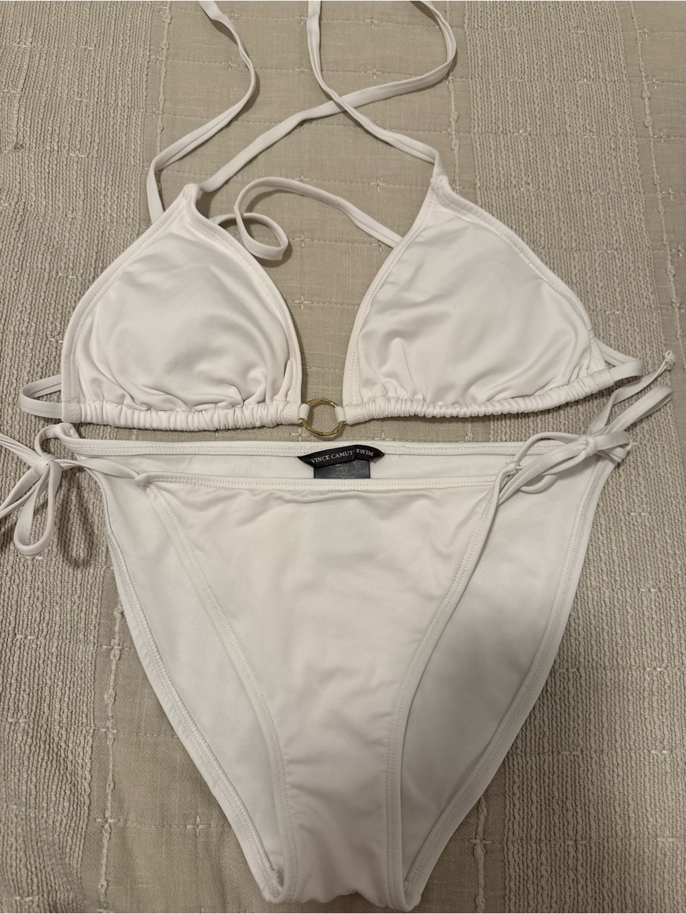 Swimwear Top with Label